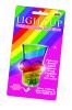 Rainbow Boob Light Up Flashing LGBT Bachelorette Party Shot Glass Necklace